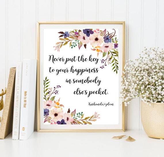 quote print calligraphy print framed quotes friend gift etsy
