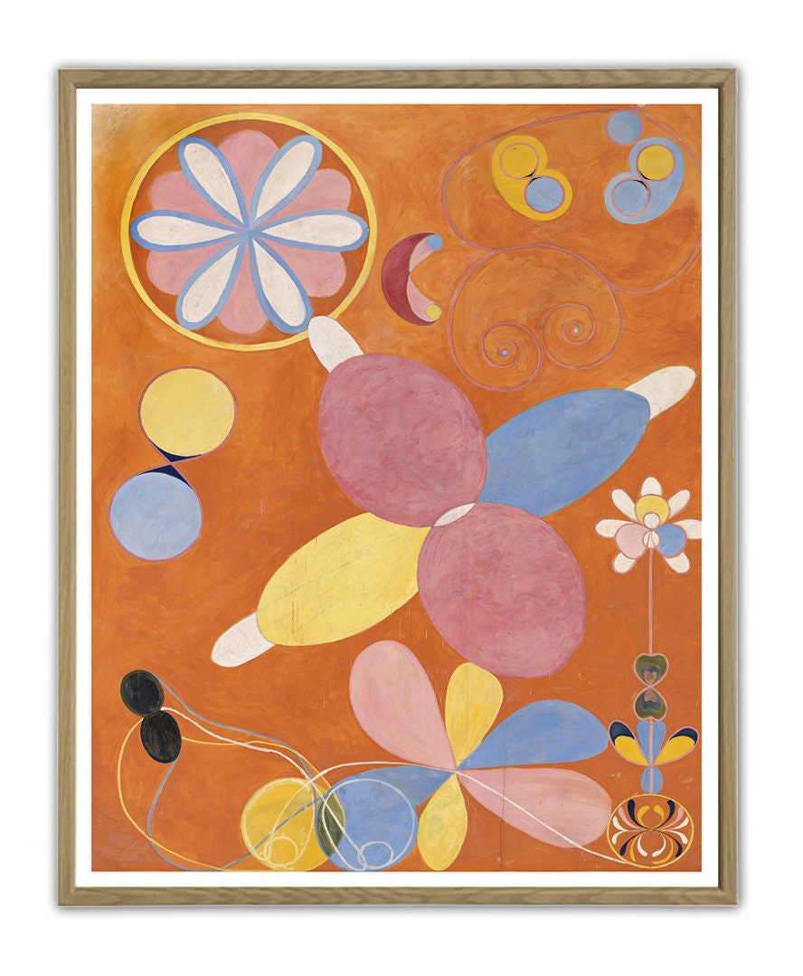 Hilma Af Klint Print Set Modern Abstract Poster Exhibition - Etsy