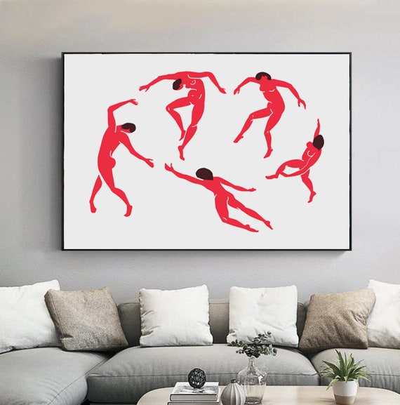 Henri Matisse Poster Dance Painting Large Wall Art Print Add a Burst of Color to Your Wall with Matisse Dance Poster