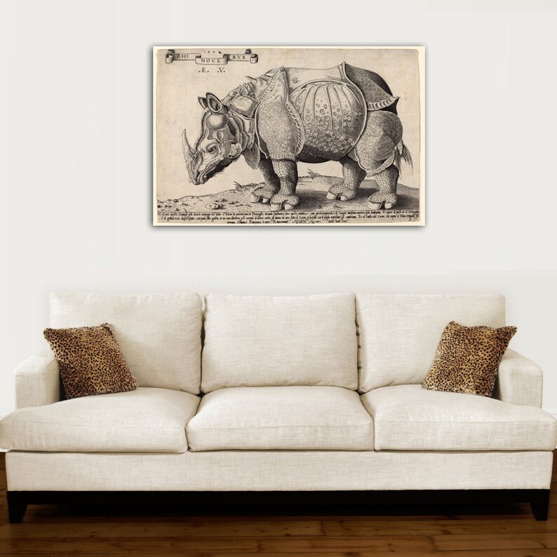 Rhinoceros Print Rhinoceros Wall Art Rhinoceros Wall Decor Etsy