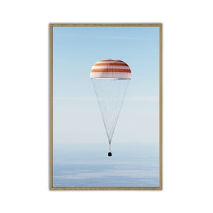 Spacecraft Landing Photo Print, NASA Poster, Space Expedition, Science Print, Office Wall Decor, 16x24  24x36