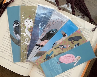 Wildlife Bookmarks - Animal Lover Gifts, Bookish, Book Lovers