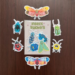 Insect Sticker Pack – Matte Vinyl Bug Decals immagine 3