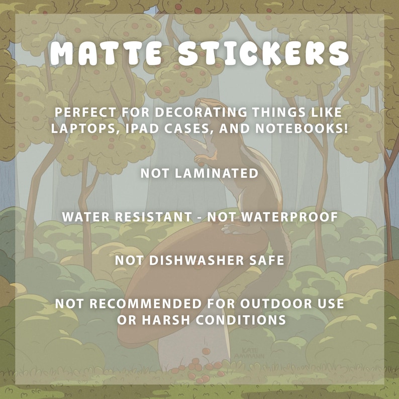 Insect Sticker Pack – Matte Vinyl Bug Decals immagine 4