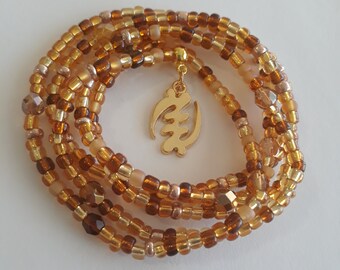 adinkra waist beads