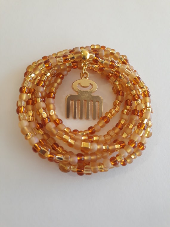 adinkra waist beads