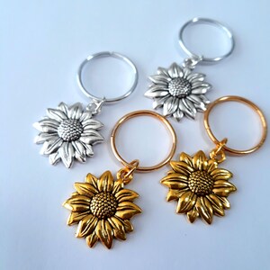 Four Piece 'Sunflower" Braid Ring Set, silver or gold, braid jewelry, loc rings, loc jewelry, dreadlock jewelry, dreadlock rings