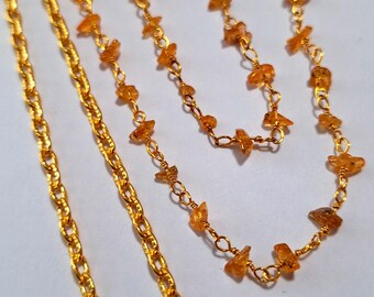 Orange Fanta Garnet Gemstone Waist Chain, waist beads, belly chain, adjustable chain, body jewelry, body chain