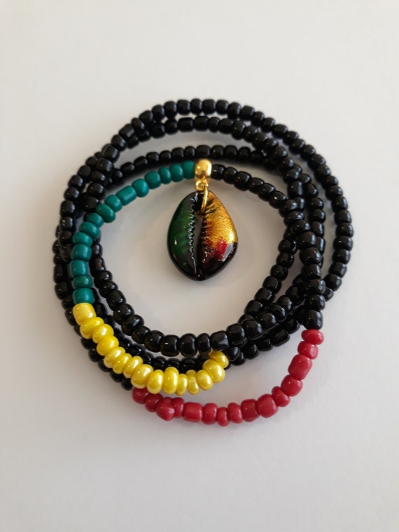rasta waist beads
