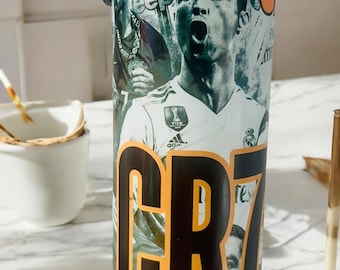 Spersonalizowany kubek piłkarski Ronaldo CR7: 20-uncjowa spersonalizowana butelka sportowa na wodę