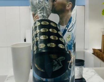 Argentina Copa America Tumbler: Personalized Messi Soccer Gift
