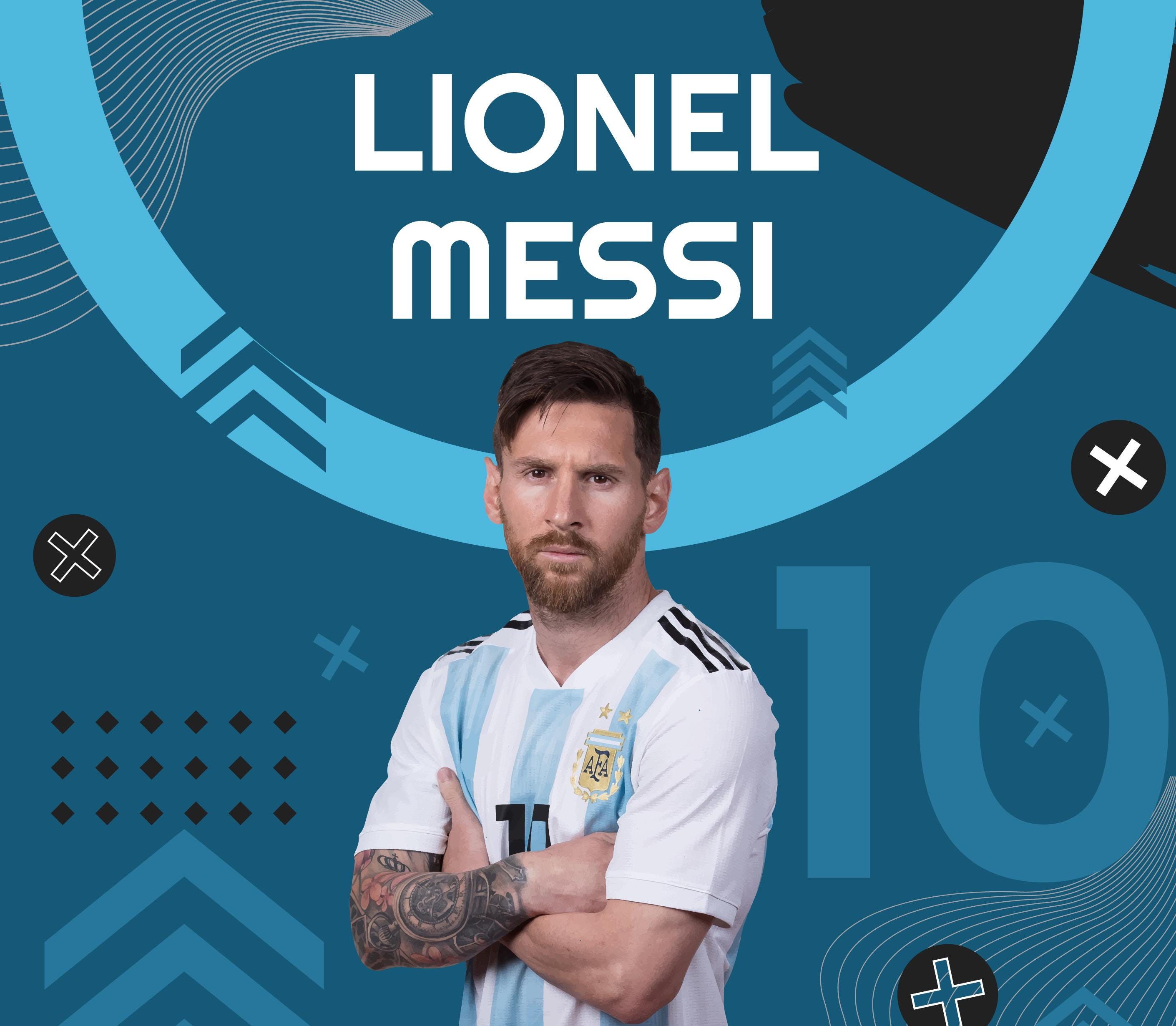 メッシの名入れタンブラー：アルゼンチンサッカーギフト、20オンス断熱