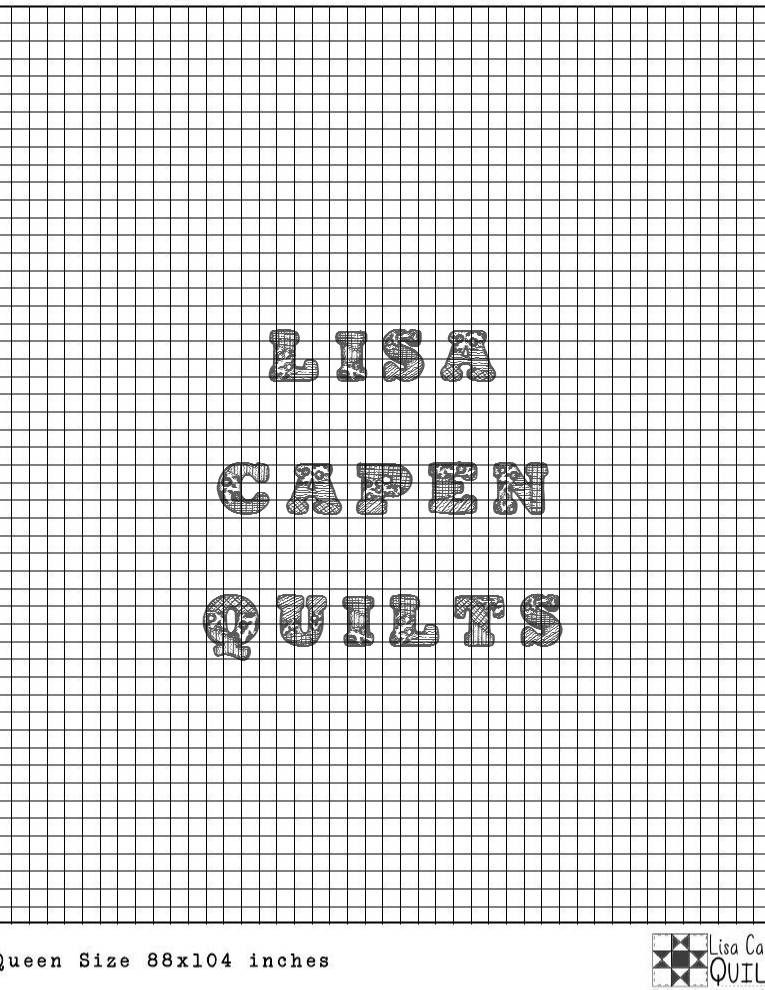 Quilters Graph Paper Instant Printable Download 2 Inch Etsy