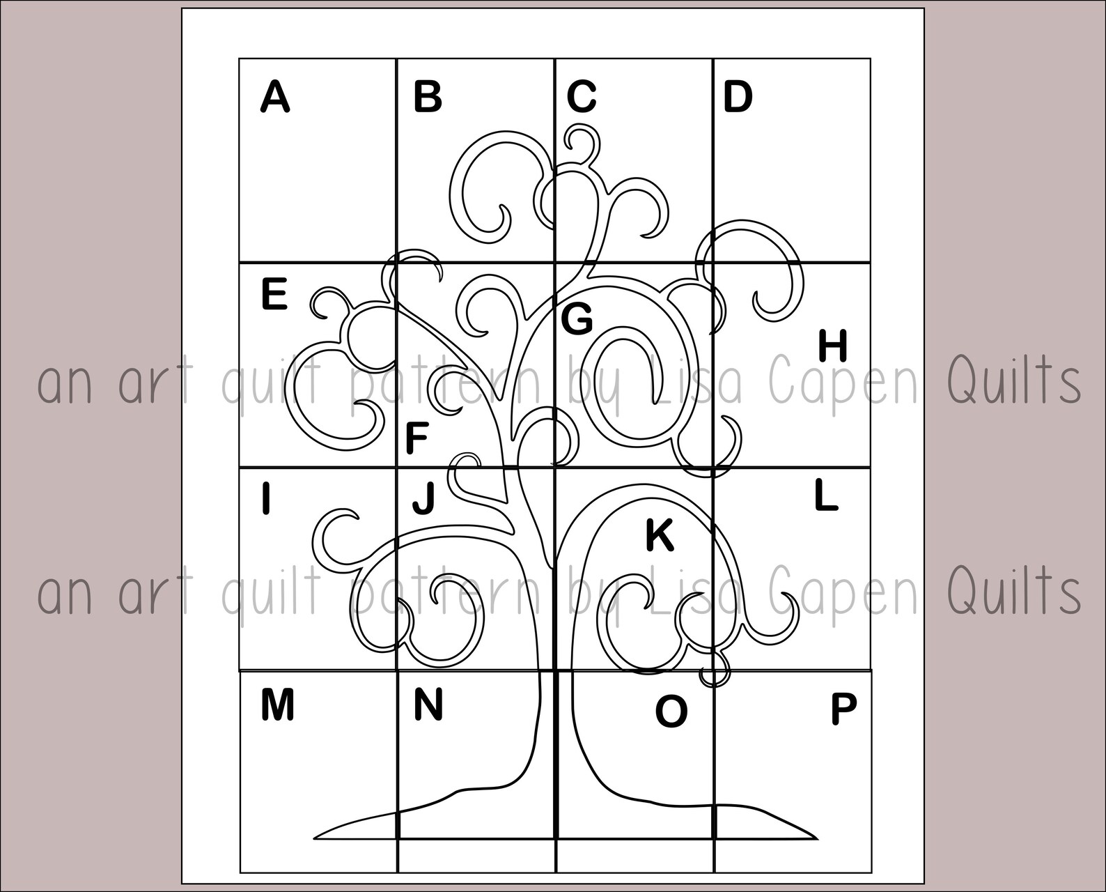 Family Tree Art Quilt Pattern – Includes SVG Files (instant Download ...