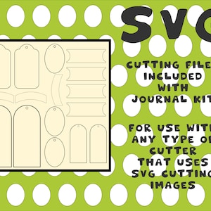 Tag Page SVG Cutting Instant Download - Use Your Brother Scan N Cut or Cricut Paper Cutter and This SVG File to Create Your Own Tags