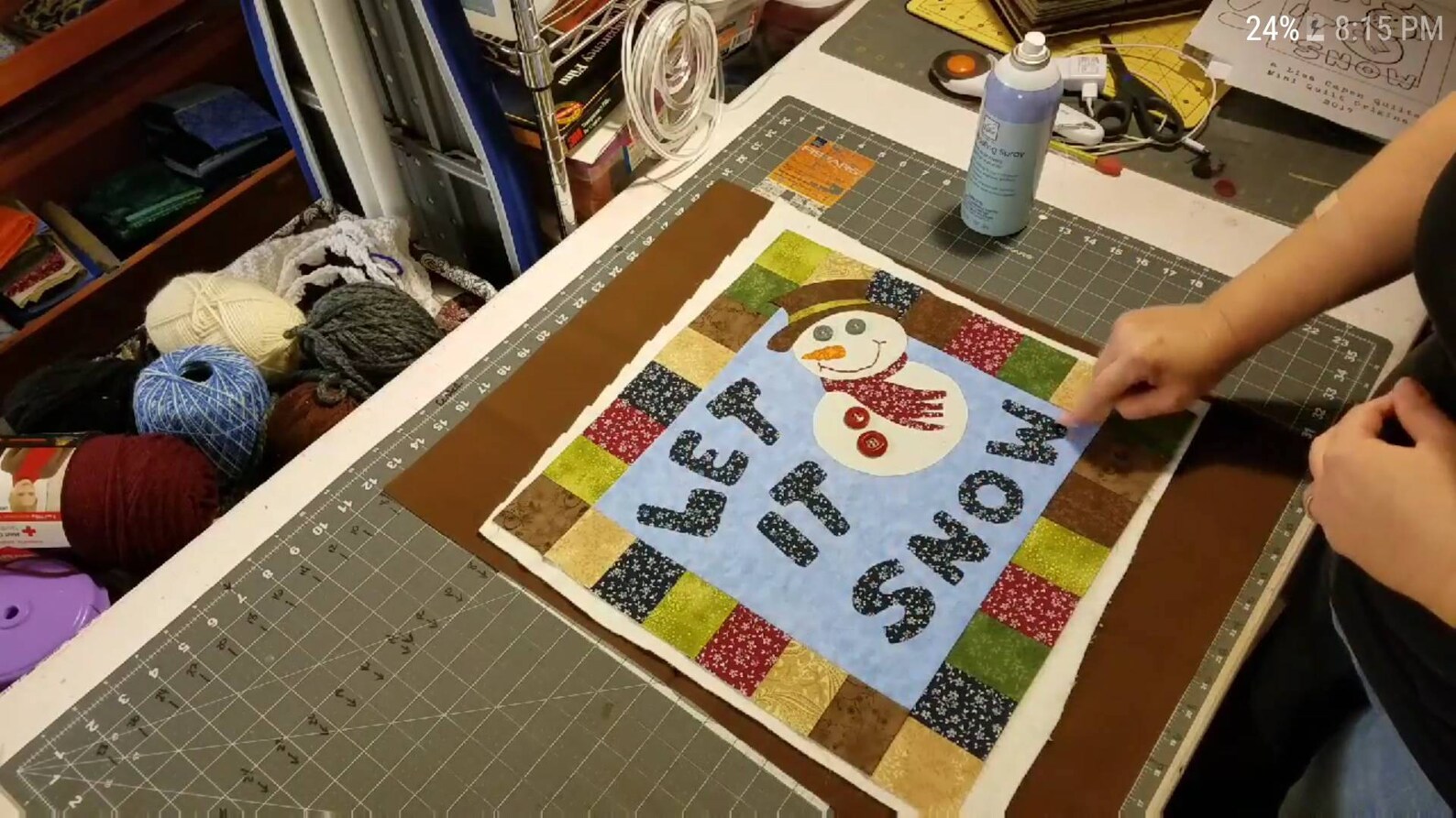 Let it Snow Instant Digital PDF Mini Quilt Pattern | Etsy