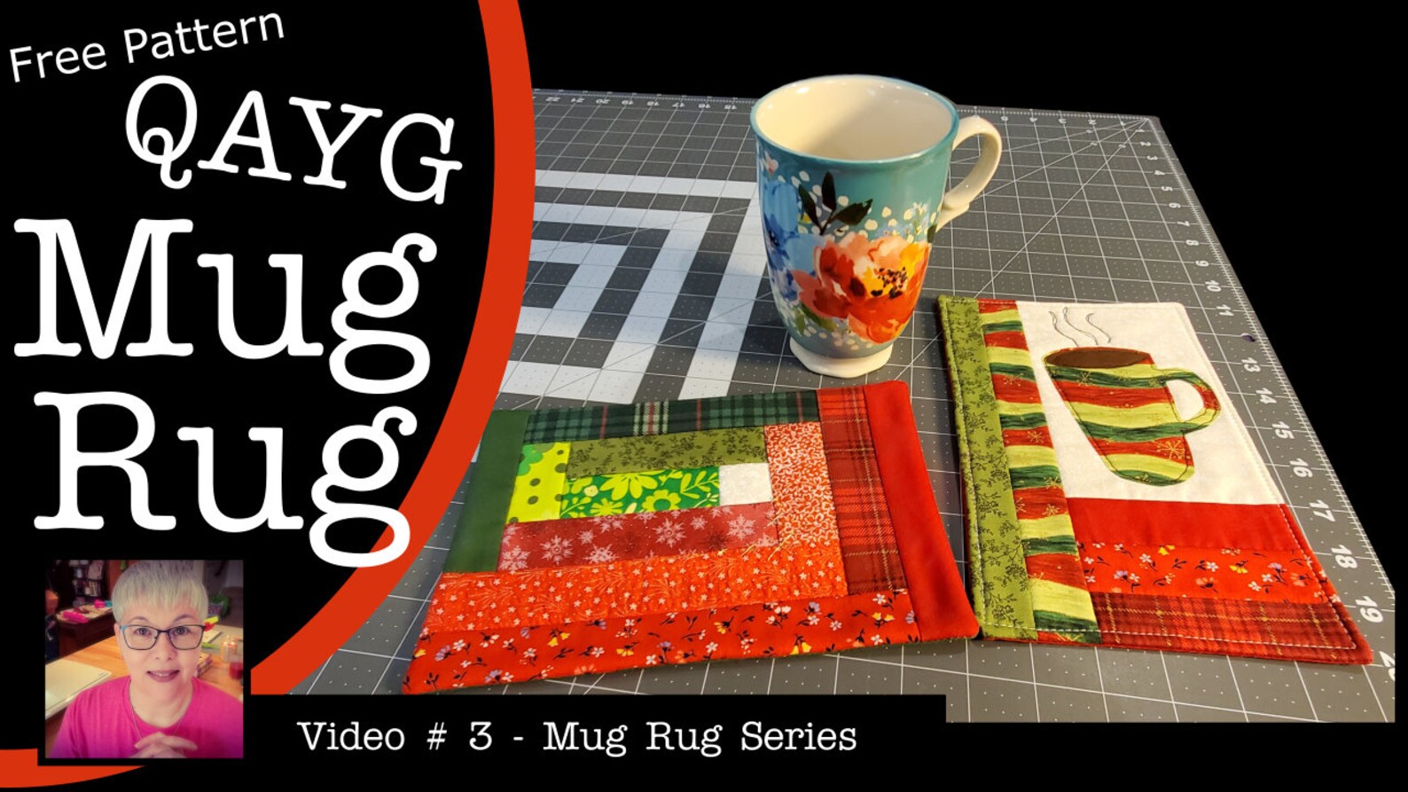 Coffee or Tea Mug Rug Quilt As You Go Pattern 9 x Etsy
