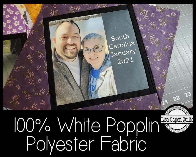 Photos printed on fabric sublimated photos for quilting etsy