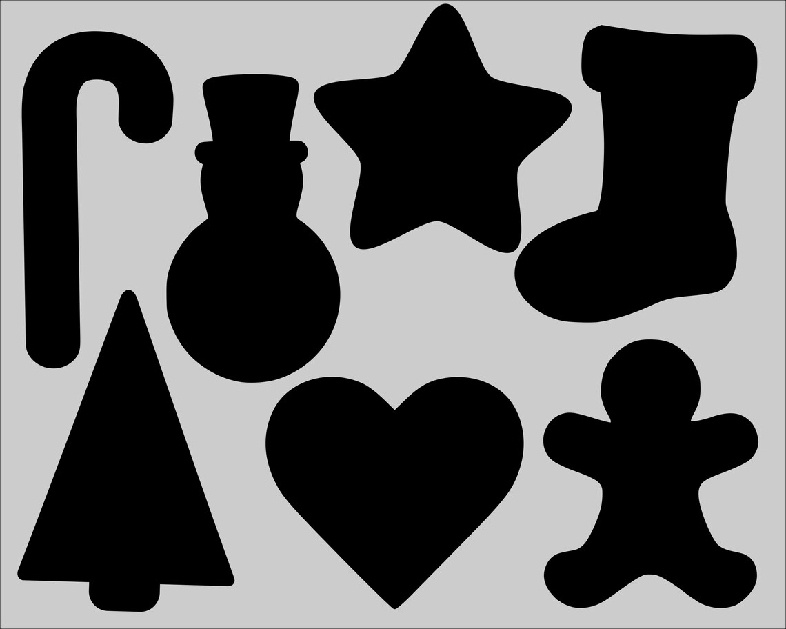 Classic Cookie Cutter Quilted Christmas Ornament Pattern by Etsy