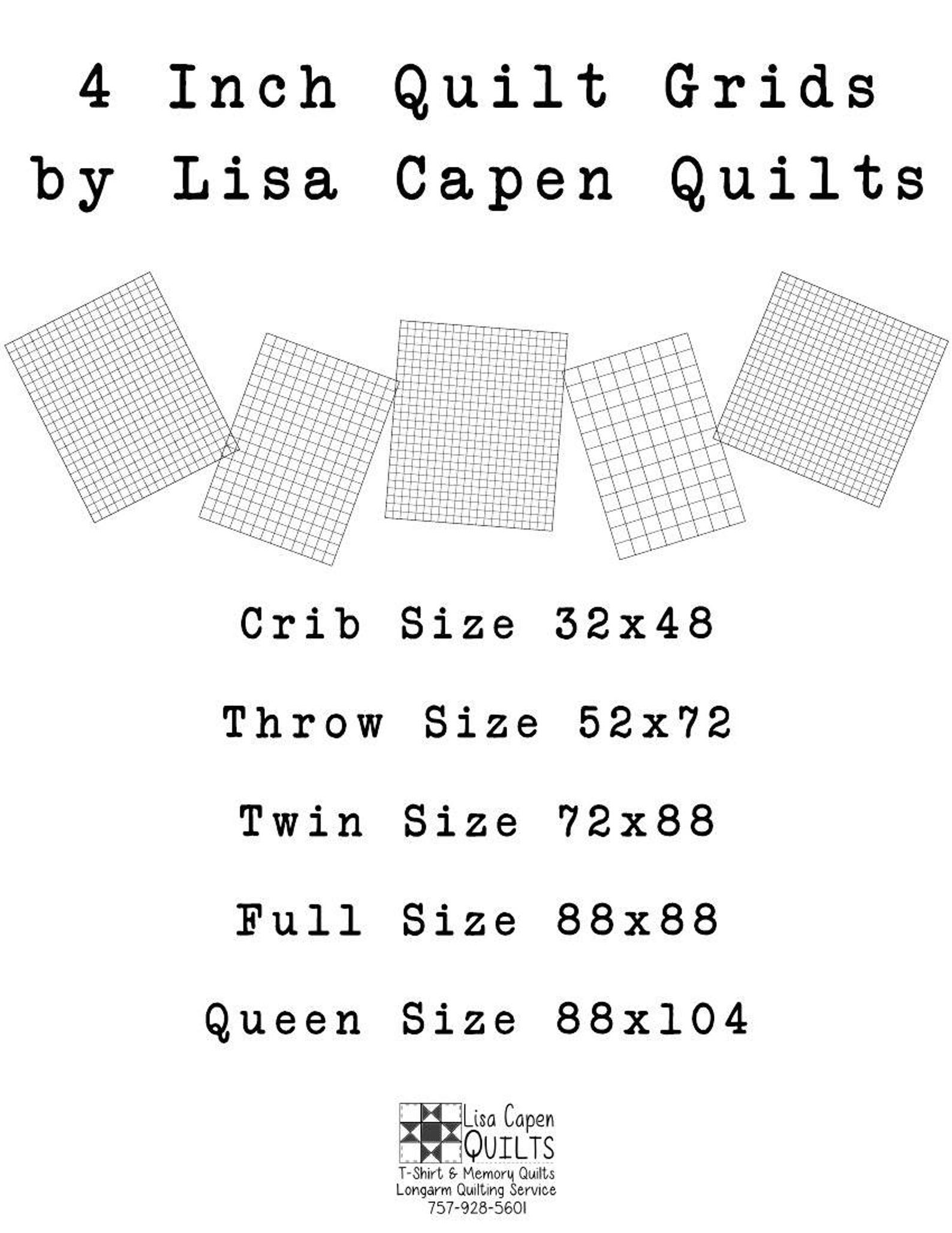 Quilters Graph Paper 4 Inch Grid Set Perfect for Etsy