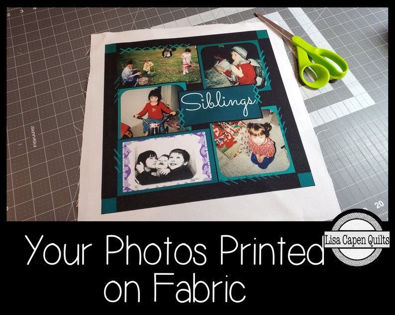 Photos printed on fabric sublimated photos for quilting etsy