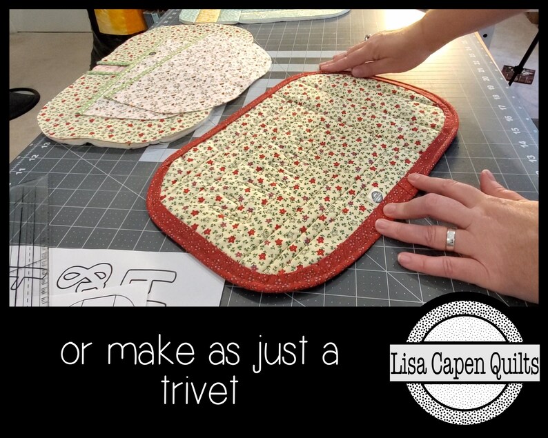 Quilt as You Go Casserole Trivet/hot Pad Trio W/ SVG Cutting Etsy