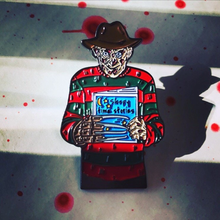 Nightmare on Elm Street Freddy Krueger Horror Enamel Pin