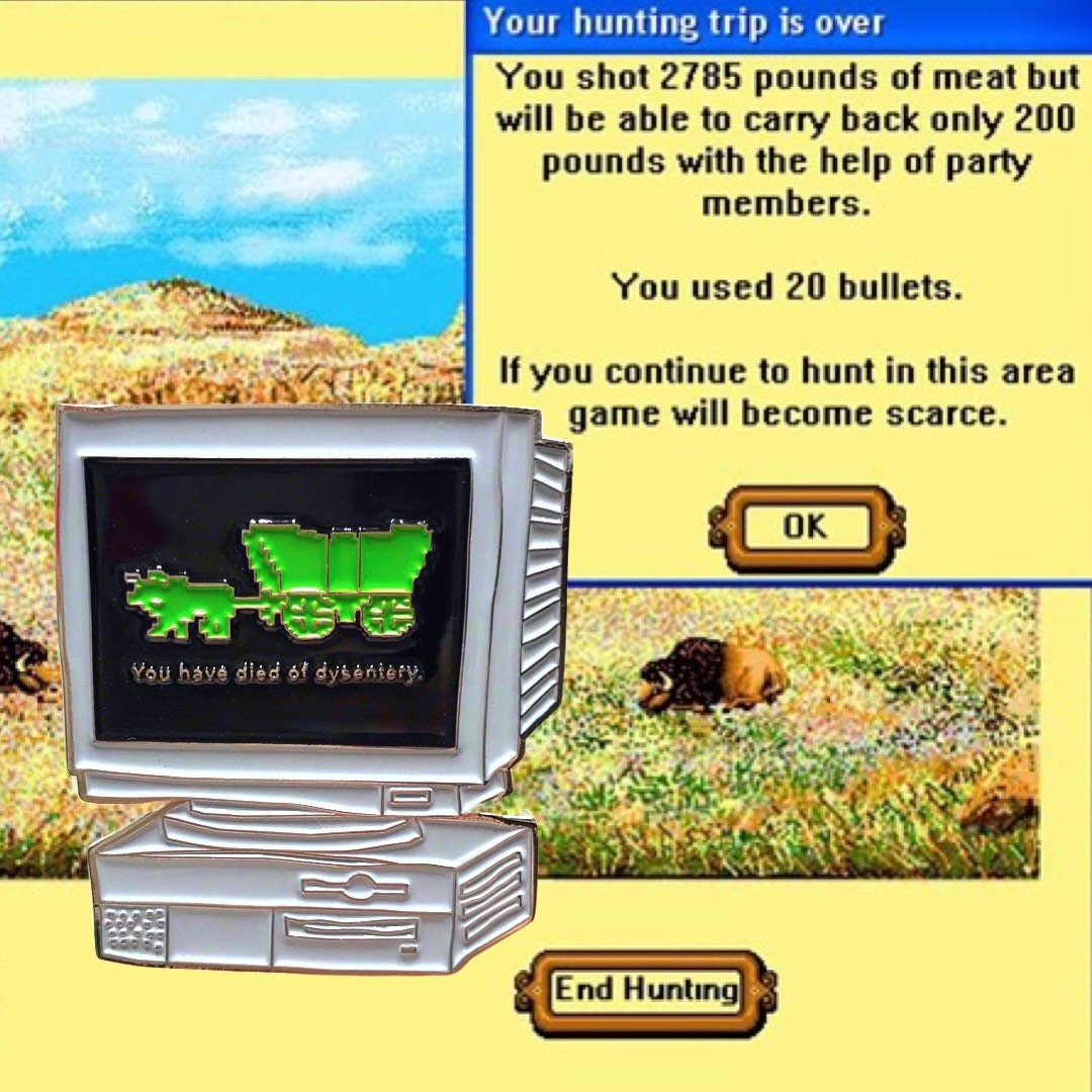 Oregon Trail Enamel Pin