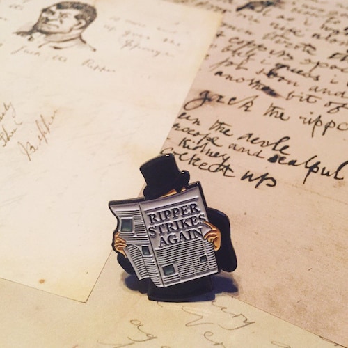 Jack the Ripper Enamel Pin Etsy
