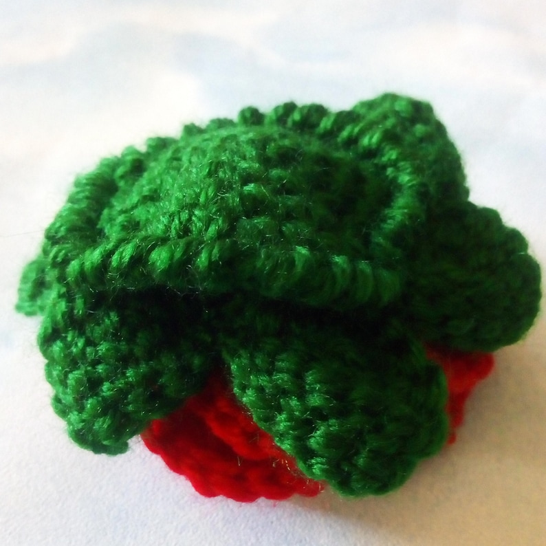 Pink Crochet Placeholder Favor Choice of Color Red, White, Blue, Pink