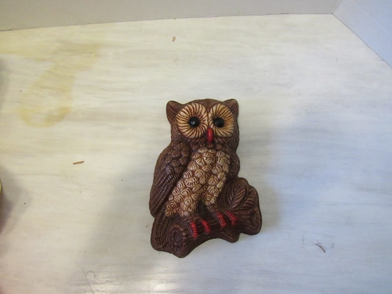 free shipping in usa vintage kitchy kitchen wall decor owl | etsy
