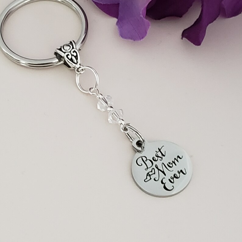 Best Mom Ever Keychain Mom Keychain Mother Gift Gift for Etsy