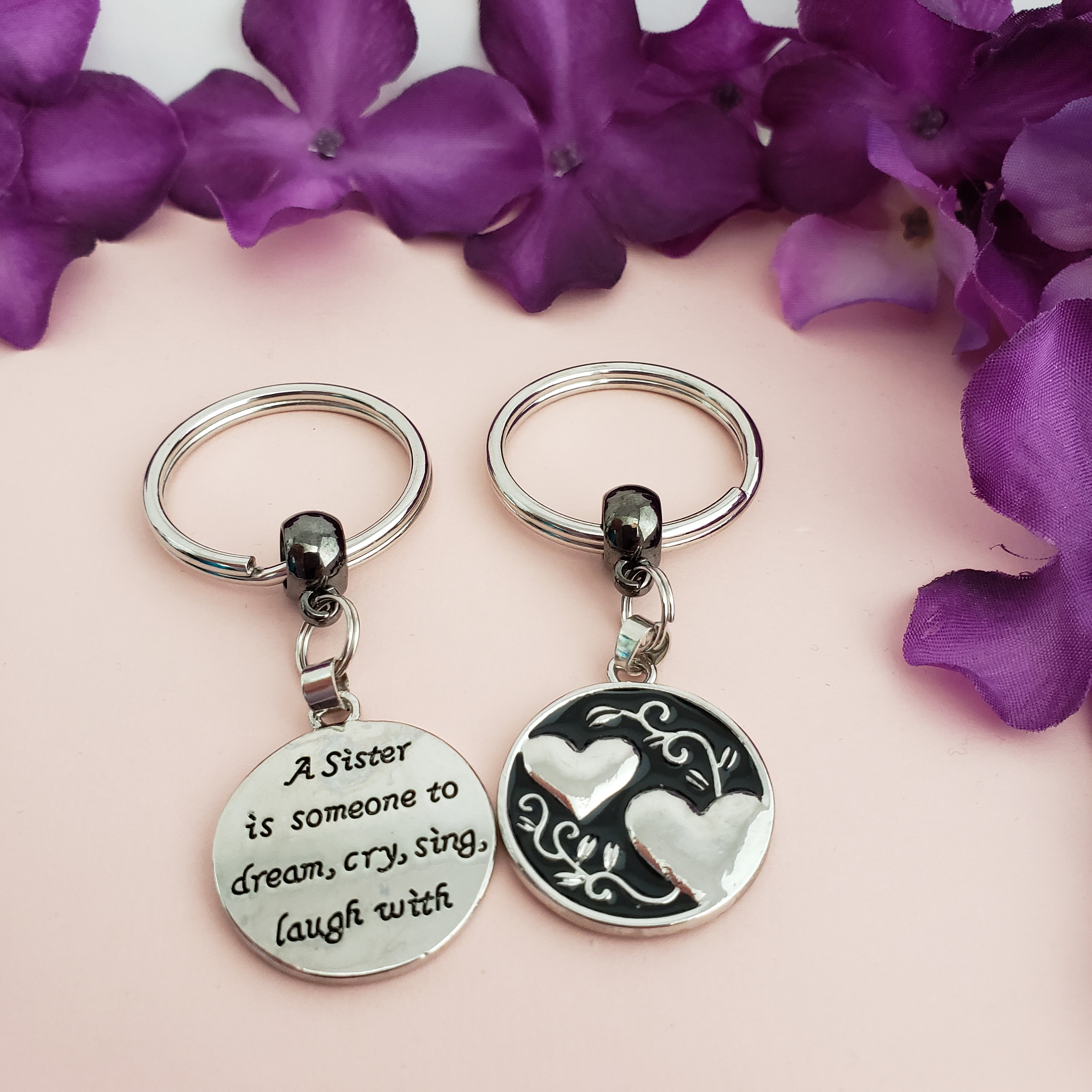 Sister Keychain Gift for Sister Sister Quote Sister Etsy