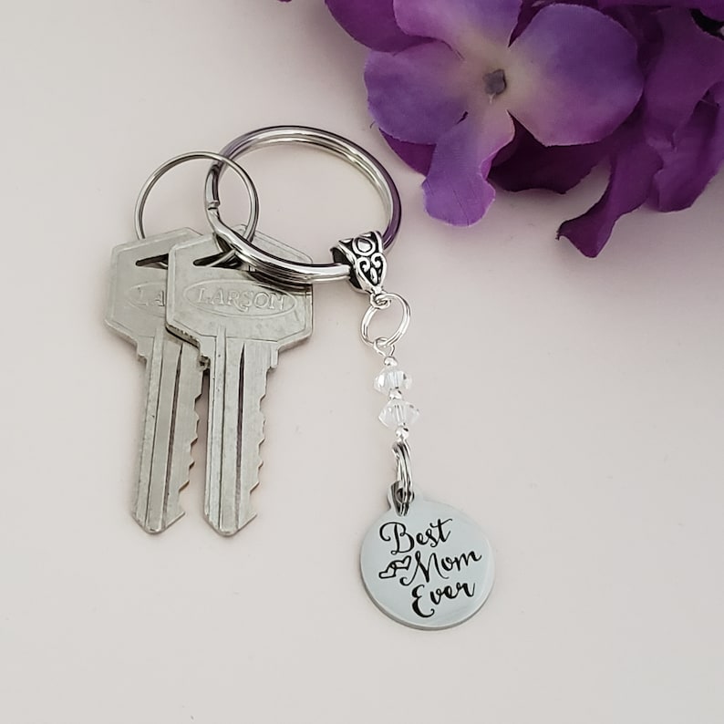 Best Mom Ever Keychain Mom Keychain Mother Gift Gift for Etsy