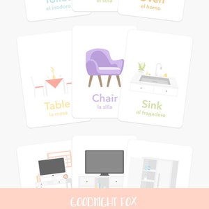Cartes mémoire domestiques, appareils d’apprentissage, cartes flash autour de la maison, pièces et appareils électroménagers, cartes flash d’objets, objets de base, preK pour tout-petits
