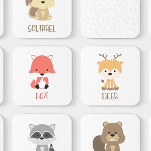 Juego de emparejamiento de animales / Juguete educativo / Juego para niños pequeños / Juego de memoria / Animal del bosque / Juguete de aprendizaje / Cumpleaños para niños pequeños / Regalo para niños / Preescolar