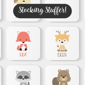 Woodland Animal Memory Game, Montessori Toddler Gift
