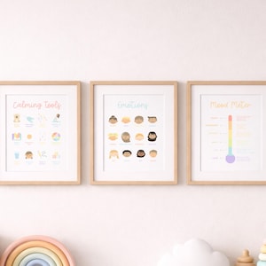 Toddler Mood Meter Printable, Feelings Chart for Kids, Calm Down Corner Poster, Preschool Emotion Chart, Montessori Emotional Regulation SEL image 5