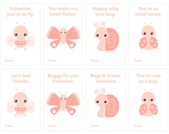 Love Bug Printable Classroom Valentine's
