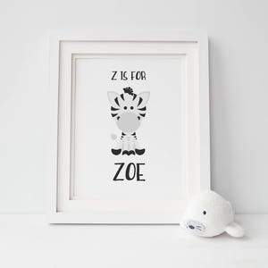 Baby Name Print, Baby Name Art, Baby Gift 50, Baby Gift 30, Baby Gift 20, Personalized Baby Gift, Baby Name Printable, Initial Print image 8