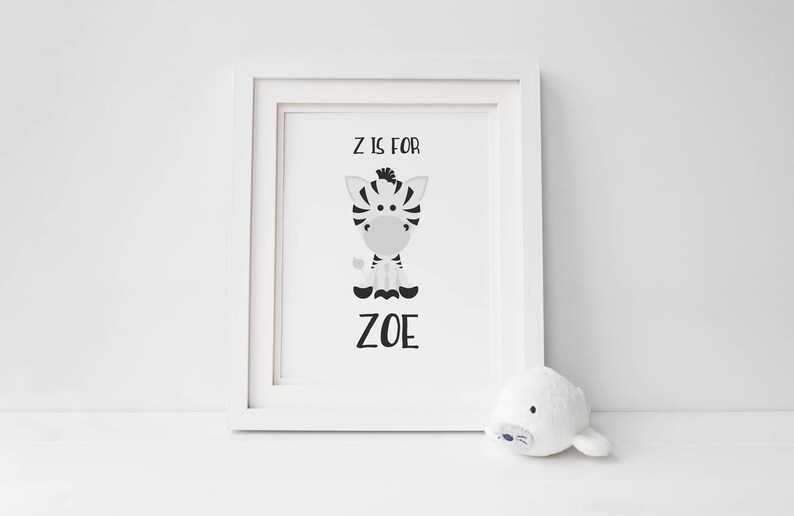 Baby Name Print, Baby Name Art, Baby Gift 50, Baby Gift 30, Baby Gift 20, Personalized Baby Gift, Baby Name Printable, Initial Print image 8