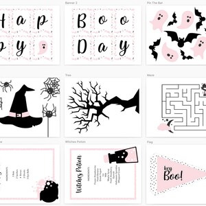 Halloween Dramatic Play, Flisat Table Play Set, Printable Activities, Boo Crew Play, Pretend Halloween, Make Believe, Ghouls Gals, Witches