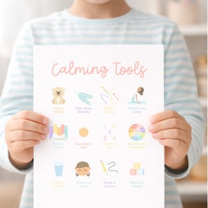 Toddler Mood Meter Printable, Feelings Chart for Kids, Calm Down Corner Poster, Preschool Emotion Chart, Montessori Emotional Regulation SEL image 9