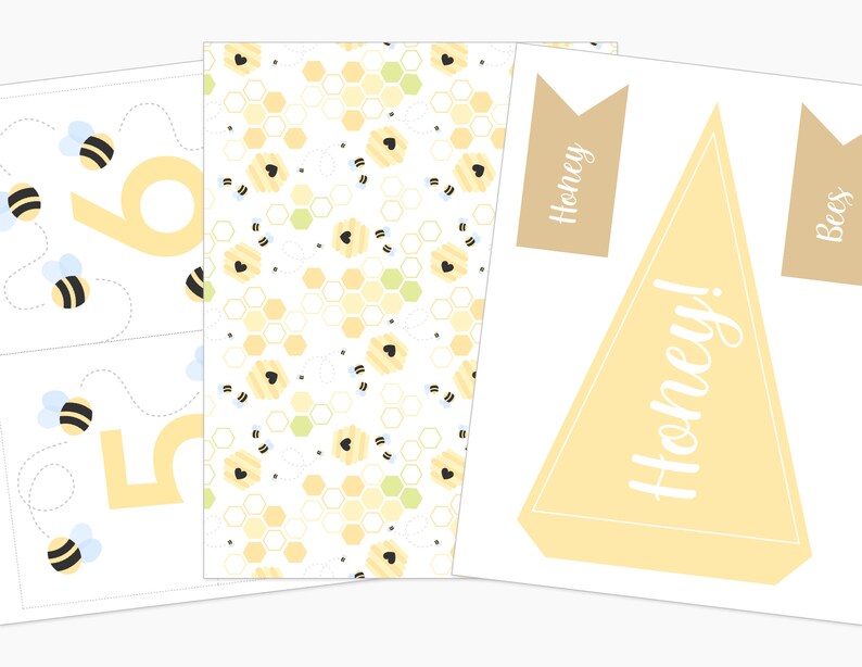Close-up of the honeycomb printable surrounded by sensory play filler, perfect for imaginative play setups.