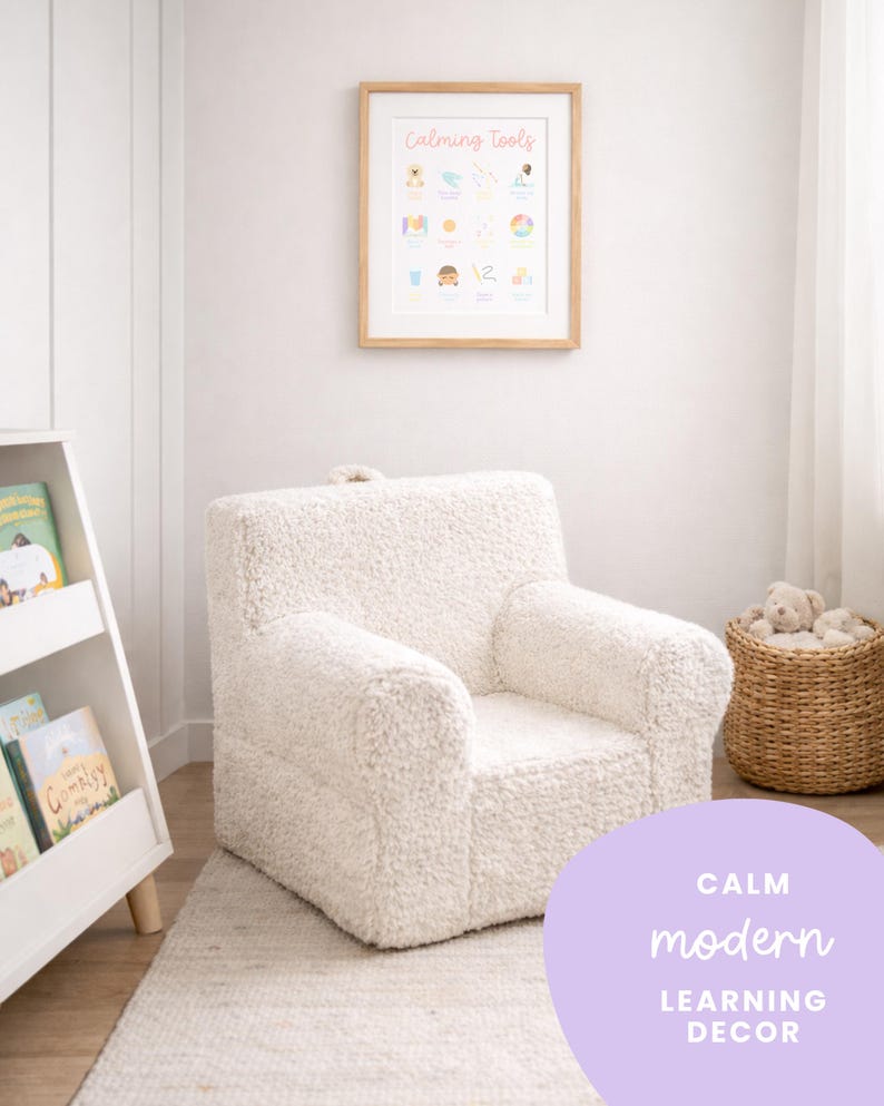Toddler Mood Meter Printable, Feelings Chart for Kids, Calm Down Corner Poster, Preschool Emotion Chart, Montessori Emotional Regulation SEL image 3