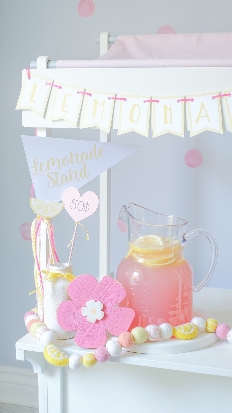 Lemonade Stand Pretend Play Printable | Toddler Summer Activity | Dramatic Play Lemonade Stand | Kids Business Play | Preschool Learning image 4