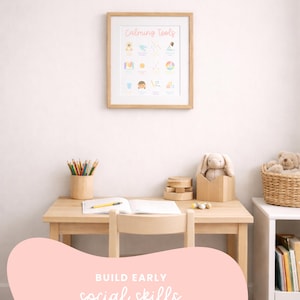 Toddler Mood Meter Printable, Feelings Chart for Kids, Calm Down Corner Poster, Preschool Emotion Chart, Montessori Emotional Regulation SEL image 2