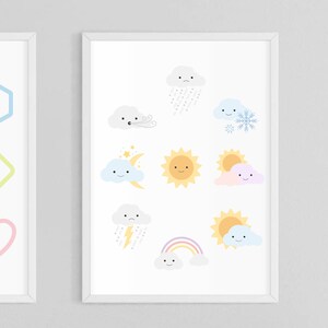 Montessori Art, Home School Printable, Educational Print, Nursery Wall ...