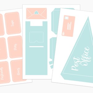 Post Office Dramatic Play Printable Dramatic Play Set - Etsy