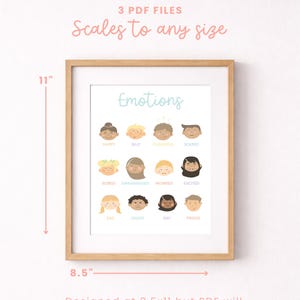 Toddler Mood Meter Printable, Feelings Chart for Kids, Calm Down Corner Poster, Preschool Emotion Chart, Montessori Emotional Regulation SEL image 14